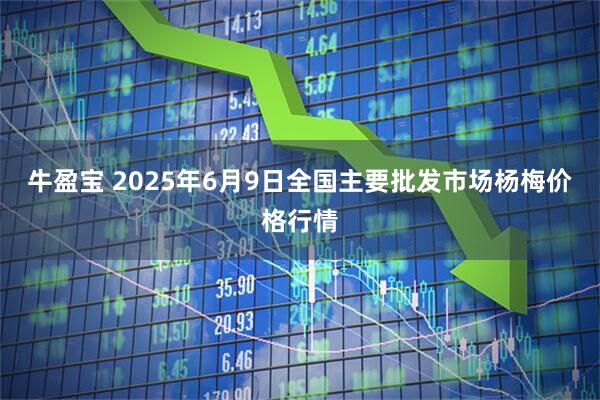 牛盈宝 2025年6月9日全国主要批发市场杨梅价格行情