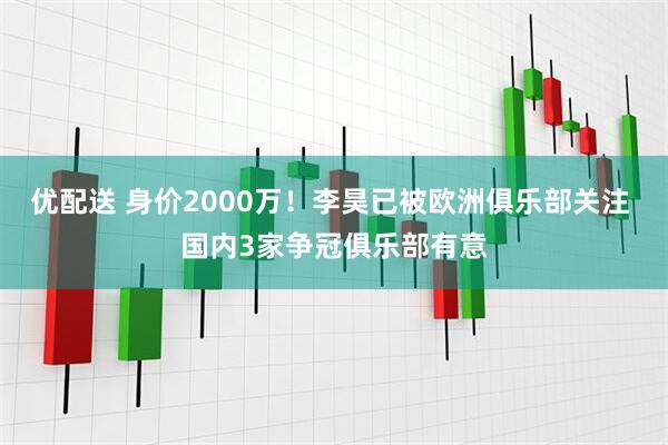 优配送 身价2000万！李昊已被欧洲俱乐部关注 国内3家争冠俱乐部有意