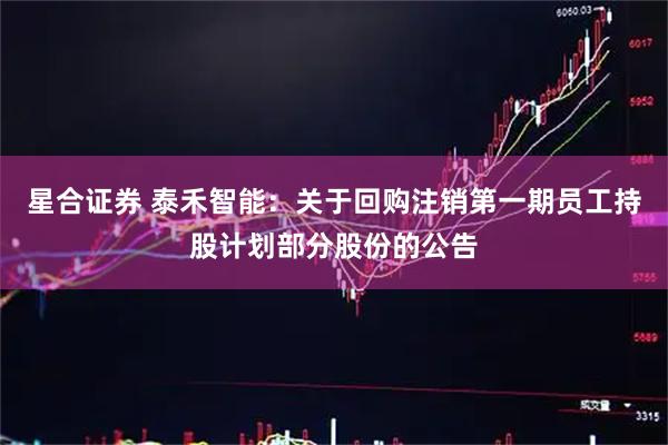 星合证券 泰禾智能：关于回购注销第一期员工持股计划部分股份的公告